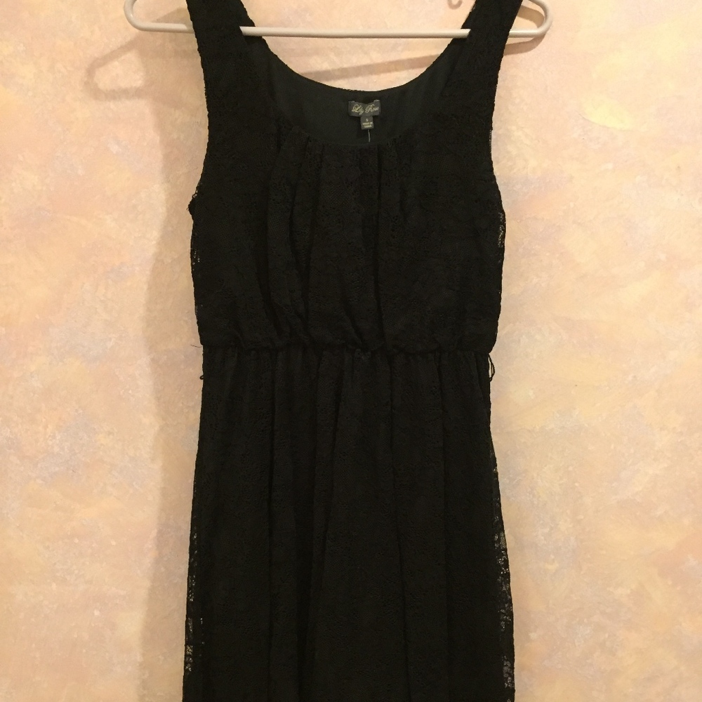 Black lace dress NWT